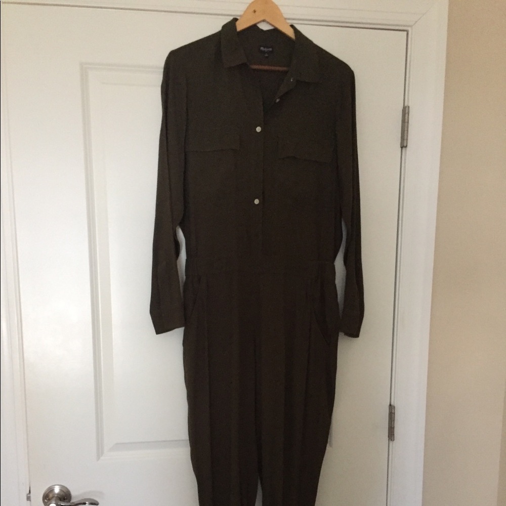 Madewell Long Sleeve Jumpsuit